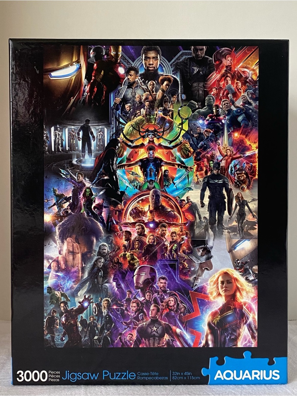 Marvel Cinematic Universe 3000pc Jigsaw Puzzle — Open Box Sealed — Aquarius